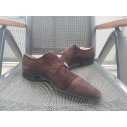 Santoni Herrenschuhe Doppelmonk Gr.45 UK 10,5