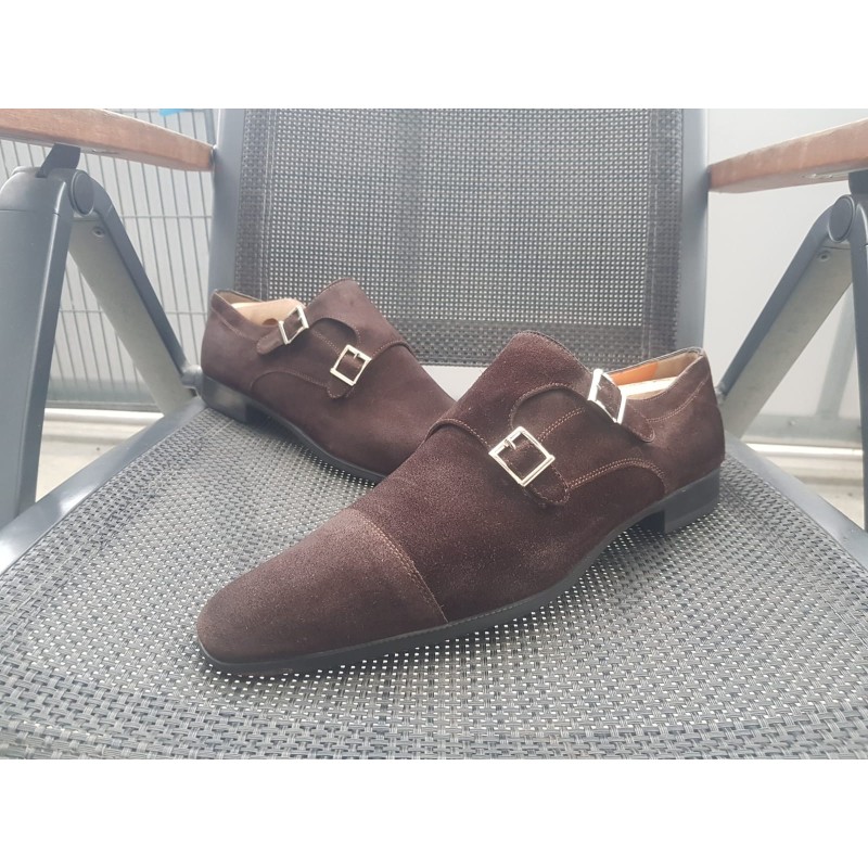 Santoni Herrenschuhe Doppelmonk Gr.45 UK 10,5