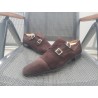 Santoni Herrenschuhe Doppelmonk Gr.45 UK 10,5