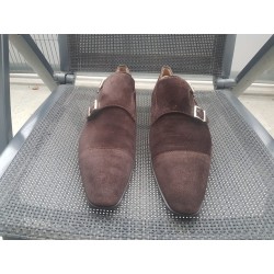 Santoni Herrenschuhe Doppelmonk Gr.45 UK 10,5