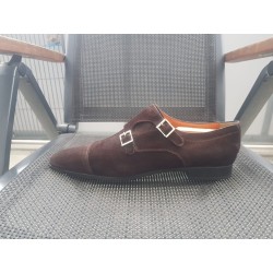Santoni Herrenschuhe Doppelmonk Gr.45 UK 10,5