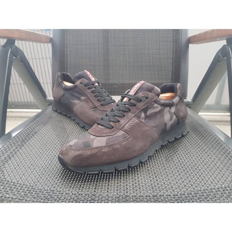 Prada Camouflage Herrenschuhe braun Gr.44 Prada Camouflage Herrenschuhe braun Gr.44