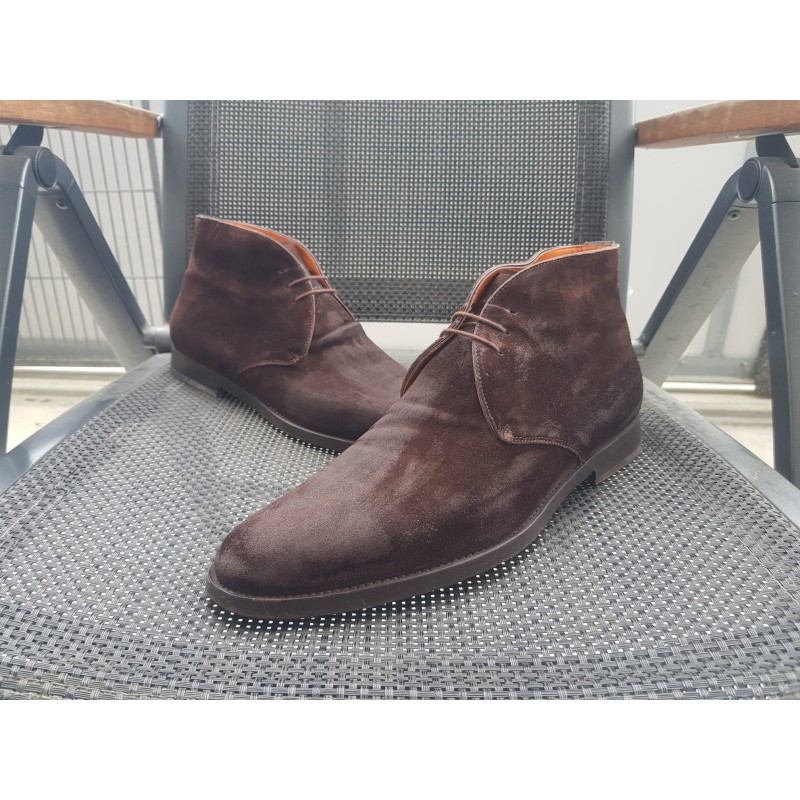Santoni Chukka Herrenschuhe Gr.41,5 UK 7,5 Santoni Chukka Herrenschuhe Gr.41,5 UK 7,5