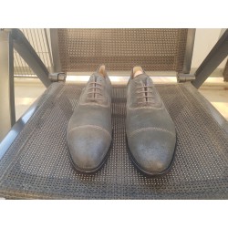 Santoni  Herrenschuhe grau-blau  Gr.43 UK 9