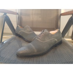Santoni  Herrenschuhe grau-blau  Gr.43 UK 9