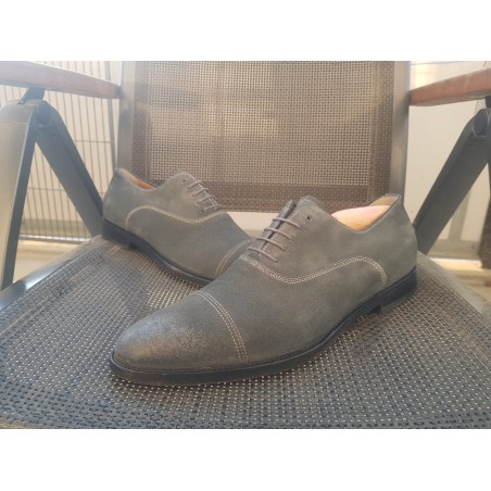 Santoni  Herrenschuhe grau-blau  Gr.43 UK 9