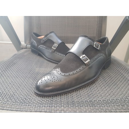 Hugo Boss Doppelmonk Herrenschuhe  Gr.44 UK 9,5