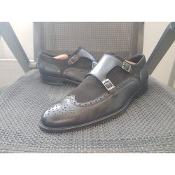 Hugo Boss Doppelmonk Herrenschuhe  Gr.44 UK 9,5