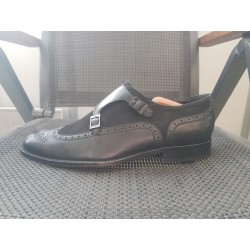 Hugo Boss Doppelmonk Herrenschuhe  Gr.44 UK 9,5