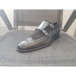 Hugo Boss Doppelmonk Herrenschuhe  Gr.44 UK 9,5