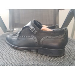 Hugo Boss Doppelmonk Herrenschuhe  Gr.44 UK 9,5