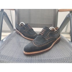 Heinrich Dinkelacker schwarz Herrenschuh Gr. 41 UK 7