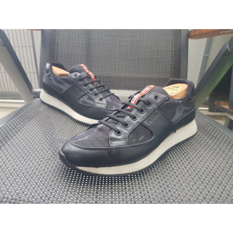 Prada Camouflage Herrenschuhe Gr.41 UK 7 Prada Camouflage Herrenschuhe Gr.41 UK 7