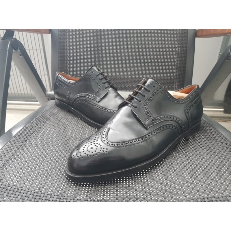 Alt Wien-Crockett Jones Shell Cordovan Herrenschuhe Gr.45 UK 11