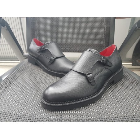 Hugo Boss Doppelmonk Herrenschuhe  Gr.42 UK 8 Neu