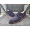Hugo Boss Doppelmonk Herrenschuhe dunkelblau Gr.43 UK 9