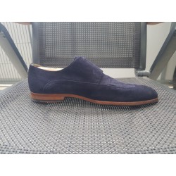 Hugo Boss Doppelmonk Herrenschuhe dunkelblau Gr.43 UK 9