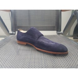 Hugo Boss Doppelmonk Herrenschuhe dunkelblau Gr.43 UK 9