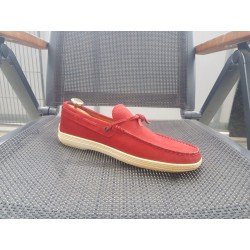 Tod's Herrenschuhe Wildleder rot Gr.42 UK 8