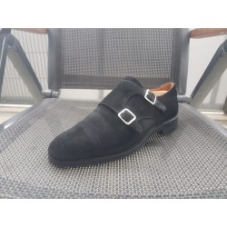 Meermin Mallorca Doppelmonk Herrenschuhe  Gr.43 UK 9