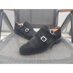 Meermin Mallorca Doppelmonk Herrenschuhe  Gr.43 UK 9