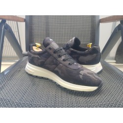 Prada Camouflage Herrenschuhe Gr.44 UK 9,5
