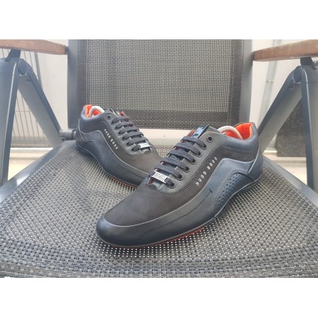 Hugo Boss Herrenschuhe Racing schwarz Gr.42