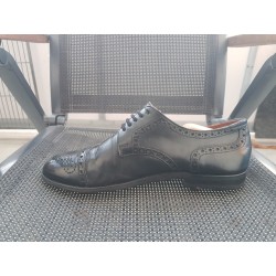 Ludwig Reiter Shell Cordovan schwarz Herrenschuhe Gr.45 UK 11,5