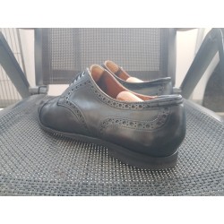 Ludwig Reiter Shell Cordovan schwarz Herrenschuhe Gr.45 UK 11,5