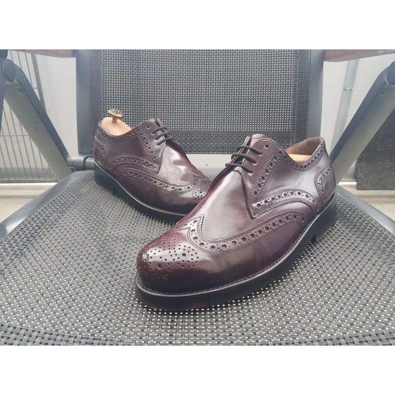 Heinrich Dinkelacker Shell Cordovan Herrenschuhe Gr.41 UK 7