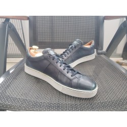 Santoni Herrenschuhe blau Gr.42,5 UK 8,5