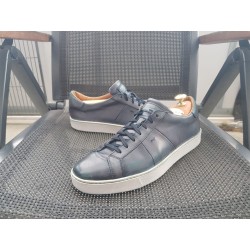 Santoni Herrenschuhe blau Gr.42,5 UK 8,5