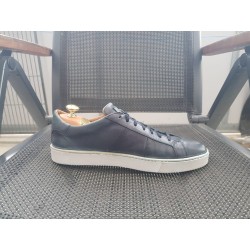 Santoni Herrenschuhe blau Gr.42,5 UK 8,5