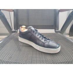 Santoni Herrenschuhe blau Gr.42,5 UK 8,5