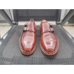 Heinrich Dinkelacker Doppelmonk Herrenschuhe  Gr. 43 UK 9