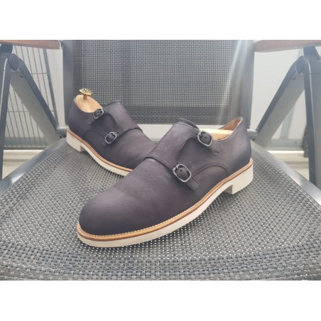 Tod's Doppelmonk Herrenschuhe Gr.41,5 UK 7,5