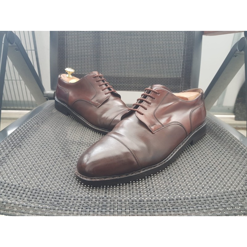 Heinrich Dinkelacker Shell Cordovan Herrenschuhe Gr.42 UK 8