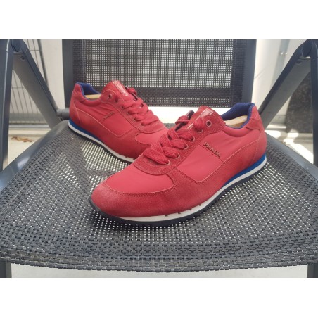 Prada  Herrenschuhe rot Gr. 43 UK 9