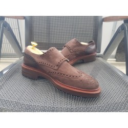 Santoni Doppelmonk Herrenschuhe braun Gr.41,5 UK 7,5