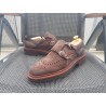Santoni Doppelmonk Herrenschuhe braun Gr.41,5 UK 7,5