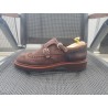 Santoni Doppelmonk Herrenschuhe braun Gr.41,5 UK 7,5
