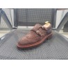 Santoni Doppelmonk Herrenschuhe braun Gr.41,5 UK 7,5