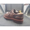 Santoni Doppelmonk Herrenschuhe braun Gr.41,5 UK 7,5