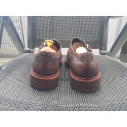 Santoni Doppelmonk Herrenschuhe braun Gr.41,5 UK 7,5