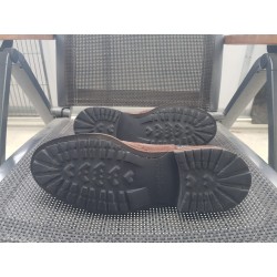 Santoni Doppelmonk Herrenschuhe braun Gr.41,5 UK 7,5
