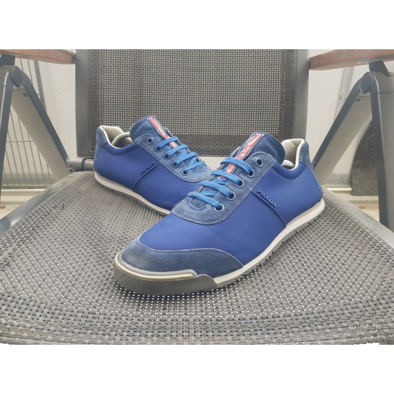 Prada Herrenschuhe blau Gr. 45 UK 11