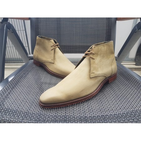 Crockett Jones Milton Herrenschuhe Khaki Gr.41,5 UK 7,5