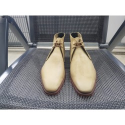 Crockett Jones Milton Herrenschuhe Khaki Gr.41,5 UK 7,5
