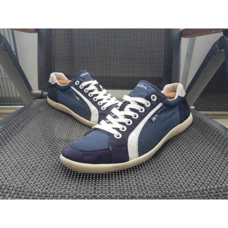 Prada Herrenschuhe dunkelblau Gr.43 (UK 9 )