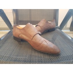 Kopie von Santoni Doppelmonk Herrenschuhe Gr.42 UK 8